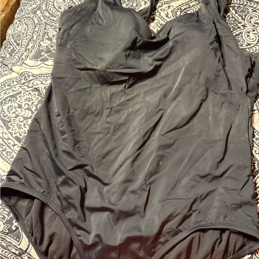 Time and Tru Black Swimsuit